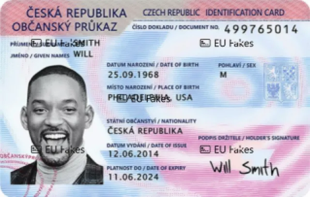 Czeski Dowód Osobisty Premium