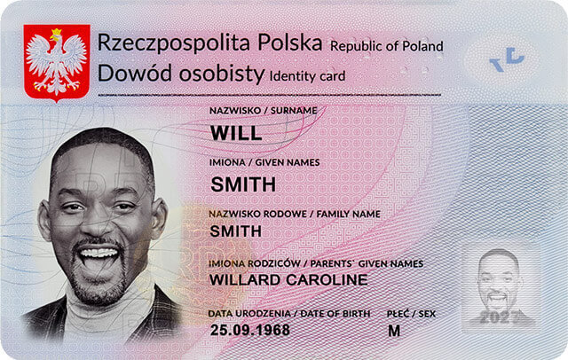 Polski Nowy Dowód Osobisty Seria C
