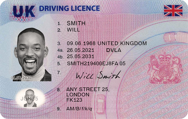 Kliknij, aby powiększyć Prawo Jazdy Wielka Brytania 2025